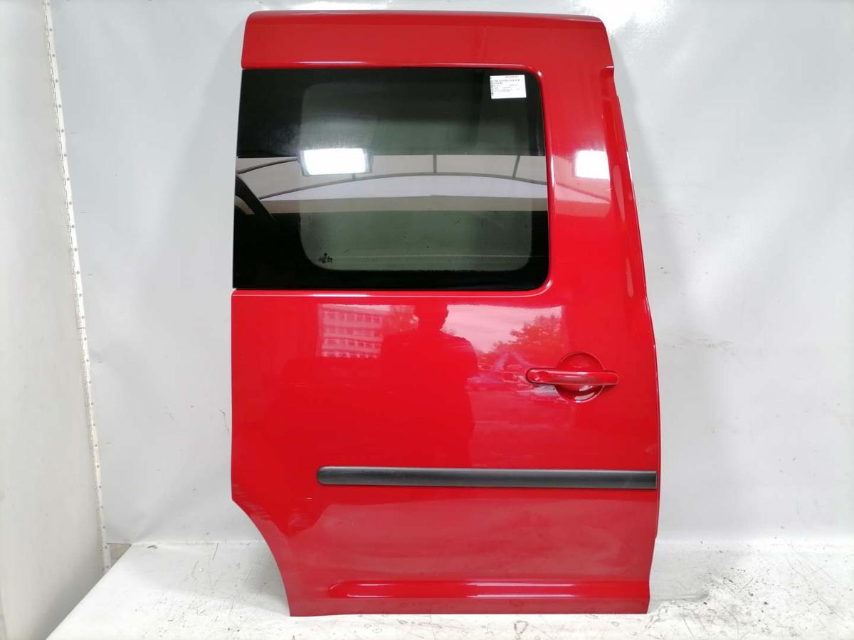 VW Caddy 2K 2C original Schiebetür rechts mit Scheibe LA3H Salsared Bj.2013